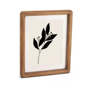 Porta-retratos Moldura Mart Madeira Natural Foto 15x20 Decoração